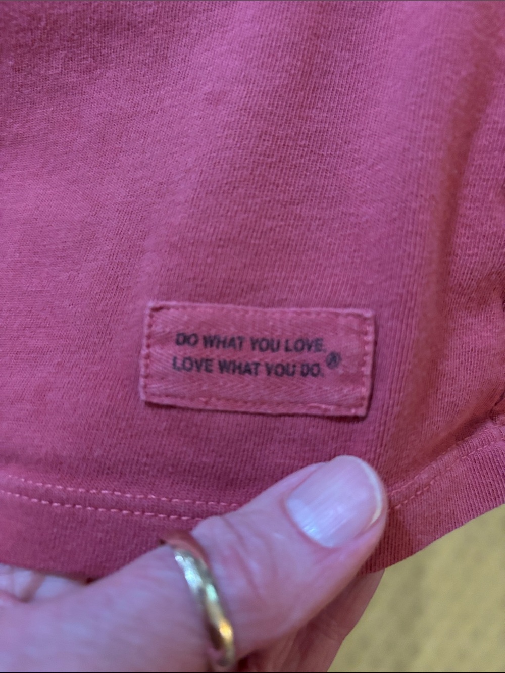 Life Is Good Red Vintage V-Neck Crusher Tee - Picture 3 of 5
